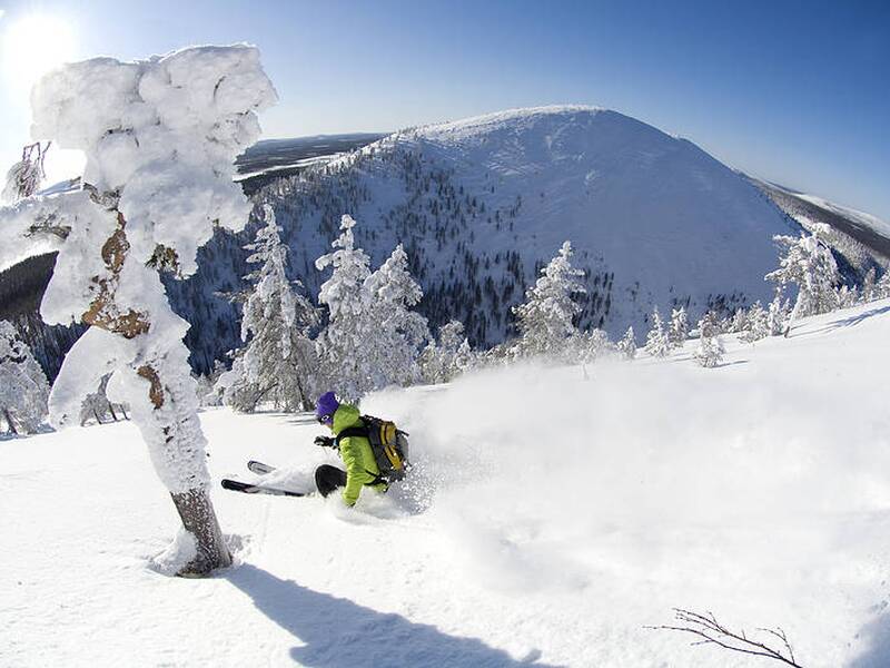 Skifahren Finnland