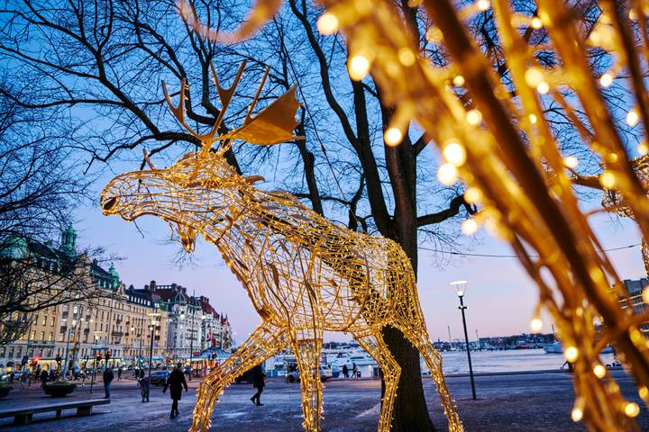 Stockholm Weihnachtsbeleuchtung